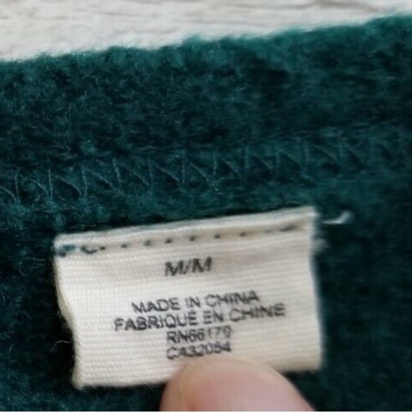 Anthropologie Sleeping on Snow Teal Cardigan with Felt Floral Design - Picture 2 of 3